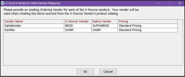 Vendor Mapping